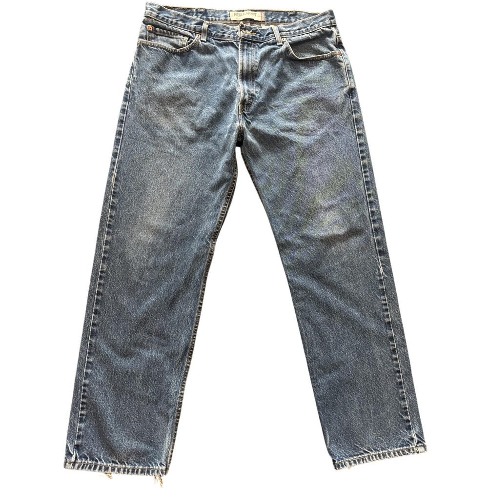 Levi's Regular Fit Blue Denim Jeans men's 38/32